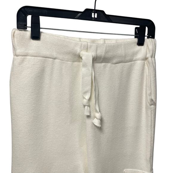 Zara Knit White Pull On Sweat Pants Womens Small - Picture 4 of 6